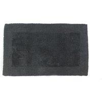 Allure Elegance Bath Mat - Charcoal, Black