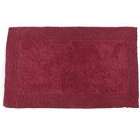 Allure Elegance Bath Mat - Cranberry, Red