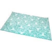 Allure Madrid Bath Mat - Duck Egg, Blue