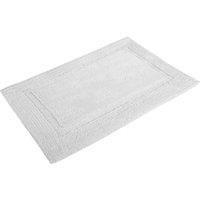 Allure Marlborough Bamboo Bath Mat - White, White