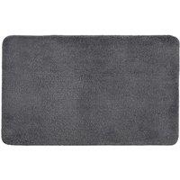 Allure Microfibre Bath Mat - Charcoal, Black