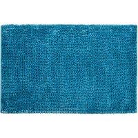 Allure Newbury Chenille Bath Mat - Turquoise, Blue