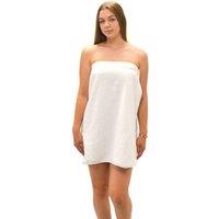 Allure Shower Wrap L/XL - White, White