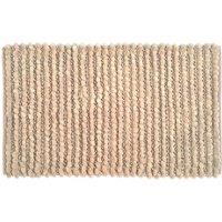 Allure Sparkle Bobble Bath Mat - Neutral, Cream