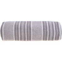 Allure Stripe Bath Sheet - Grey, Grey