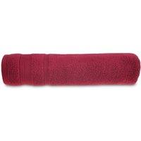 Allure Zero Twist Bath Sheet - Cranberry, Red