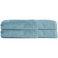 Allure Pair of Marlborough Bamboo Bath Towels - Duck Egg, Blue
