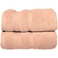 Allure Zero Twist 2 Pack Hand Towels - Blush, Pink