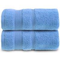 Allure Zero Twist 2 Pack Hand Towels - Cornish Blue