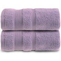Allure Zero Twist 2 Pack Hand Towels - Heather, Purple