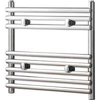 Towelrads Iridio Towel Radiator - Chrome 800x500, Silver