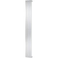 Towelrads Merlo Vertical Towel Rail Radiator - White 1800x604