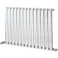 Towelrads Dorney Double Horizontal Radiator - White 600x832, White
