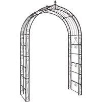 VegTrug Flower Garden Arch, Black