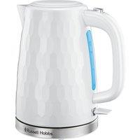 Russell Hobbs 26050 Honeycomb 1.7L Fast Boil Kettle - White, White