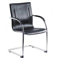 Teknik Guest Reception Chair - 5 Pack, Black