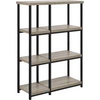 Dorel Elmwood Bookcase - Grey Oak, Grey