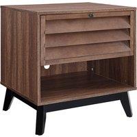 Dorel Vaughn Accent Table - Walnut, Brown
