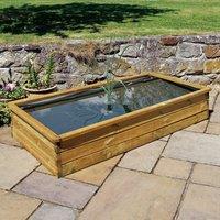 Zest Aquatic Planter - 1.80 x 0.90 x 0.30m, Brown