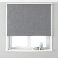 Riva Home Twilight Blackout Roller Blind Polyester Silver (61X162Cm), Silver