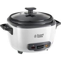 Russell Hobbs 27040 2.8L Large Rice Cooker - Black & White