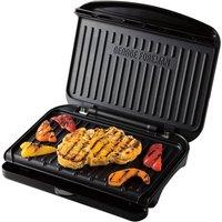 George Foreman 25810 Medium Fit 1630W Grill - Black, Black