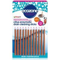 Ecozone Enzymatic Drain Cleaning Sticks - Citrus