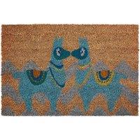 Premier Housewares Doormat - Llamas, Multi
