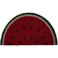 Premier Housewares Water Melon PVC Backed Coir Doormat, Multi