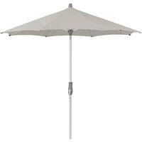 Glatz Alu Twist 2.7m Round Class 2 Parasol (base not included)- Taupe/Ash 151, Grey