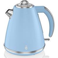 Swan SK19020BLN 3000W 1.5L Retro Jug Kettle - Blue, Blue