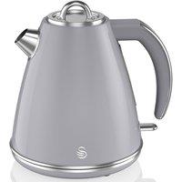 Swan SK19020GRN 3000W 1.5L Retro Jug Kettle - Grey, Grey