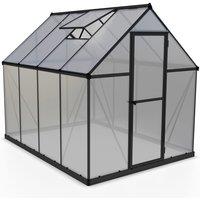 Palram - Canopia Canopia by Palram Mythos Greenhouse Grey - 6 x 8, Grey