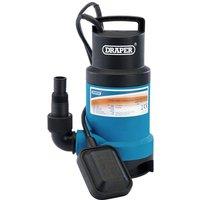 Draper 166L/Min Submersible Dirty Water Pump with Float Switch (550W), Blue