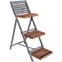 Rowlinson Alderley Plant Ladder - Large, Grey