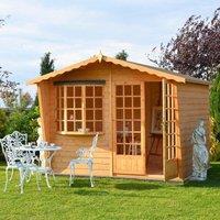 Shire Sandringham 10' x 6' Summerhouse, Brown
