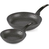 Tower Cerastone Forged 20cm and 28cm Frying Pan Set - Graphite, Grey