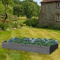 NBB Recycled Furniture EverYear Raised Bed L1200 x D640 x H300mm - Grey, Grey