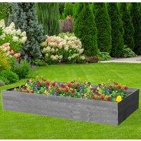 NBB Recycled Furniture EverYear Raised Bed L1200 x D640 x H400mm - Grey, Grey
