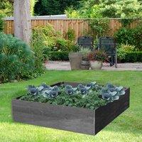 NBB Recycled Furniture EverYear Raised Bed L1200 x D1240 x H400mm - Grey, Grey
