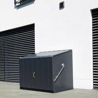 Trimetals Stowaway Garden Store - Anthracite, Grey