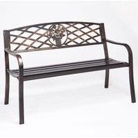 Greenhurst Bronze Coalbrookdale Garden Bench, Brown