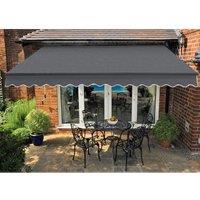 Greenhurst 2.5m Grosvenor Awning, Grey