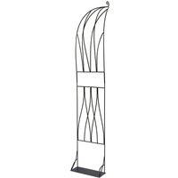 VegTrug Slimline Half Arch - Black, Black