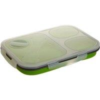 Maison By Premier Collapsible Grub Tub Lunch Box With Spork - Green, Green