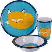 Maison By Premier Mimo 3-Piece Felix Fox Kids Dinner Set - Multi-Coloured, Multi
