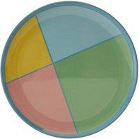 Maison By Premier Mimo Set of 4 Melamine Dinner Plates - Multi-Coloured, Multi