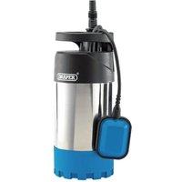 Draper Deep Water Submersible Well Pump with Float Switch - 1000W, Blue