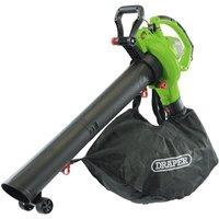 Draper Garden Vacuum/Blower/Mulcher - 3200W, Green