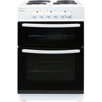 Haden HEST60W 60cm Freestanding Twin Cavity Electric Cooker, White